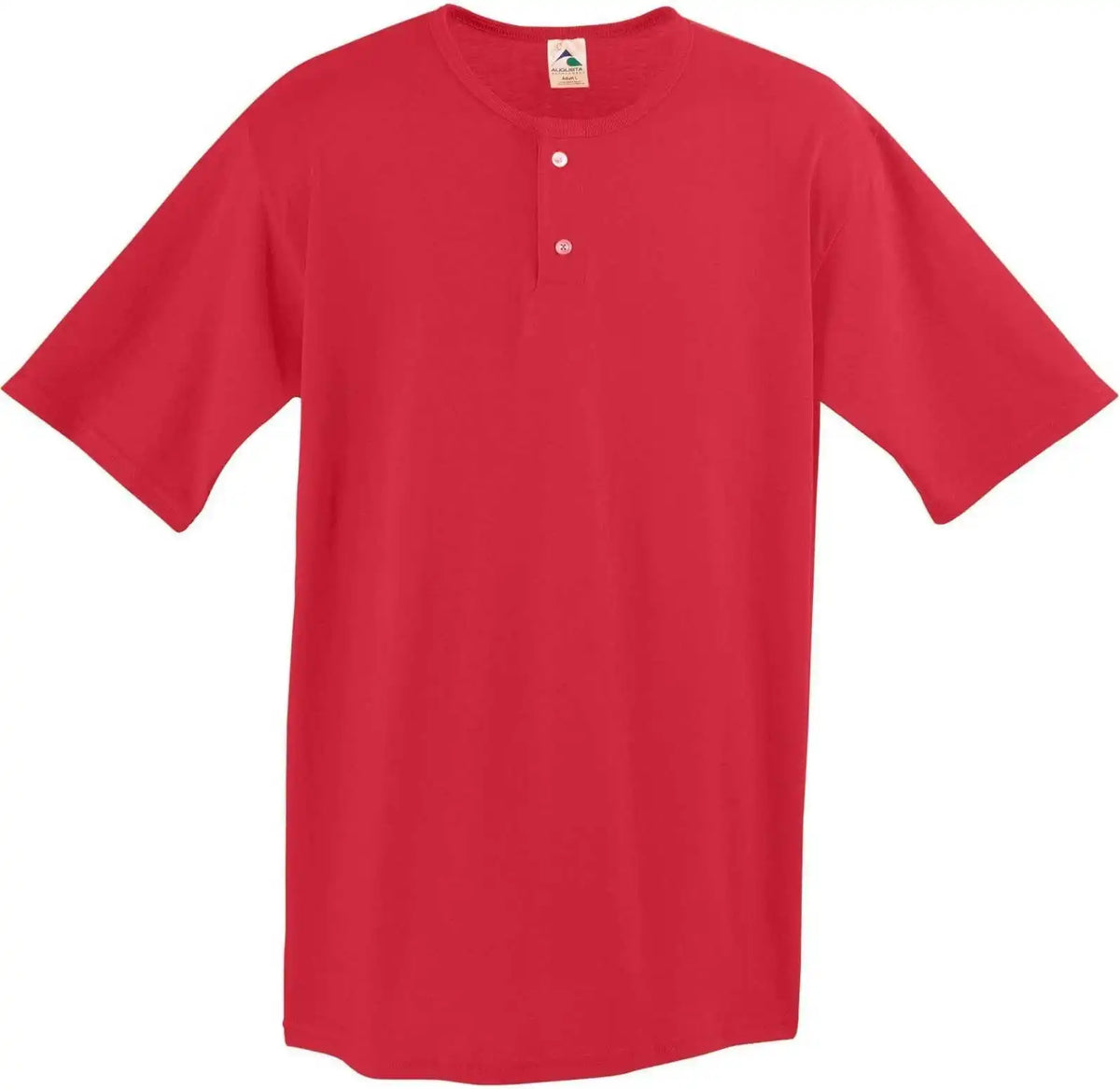 Augusta 580 Two-button Baseball Jersey - Red