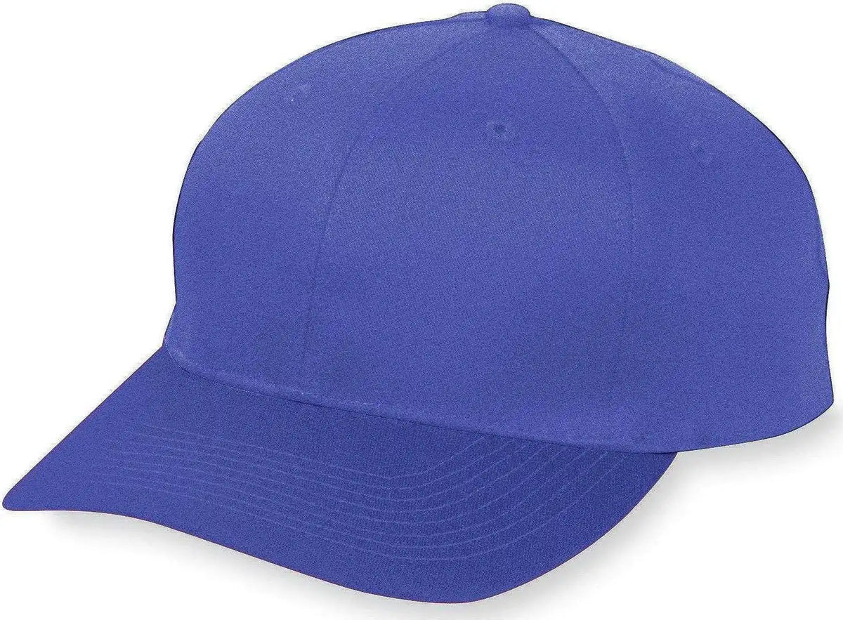 Augusta 6204 Six-panel Cotton Twill Low-profile Cap - Purple - one Size Fits Most