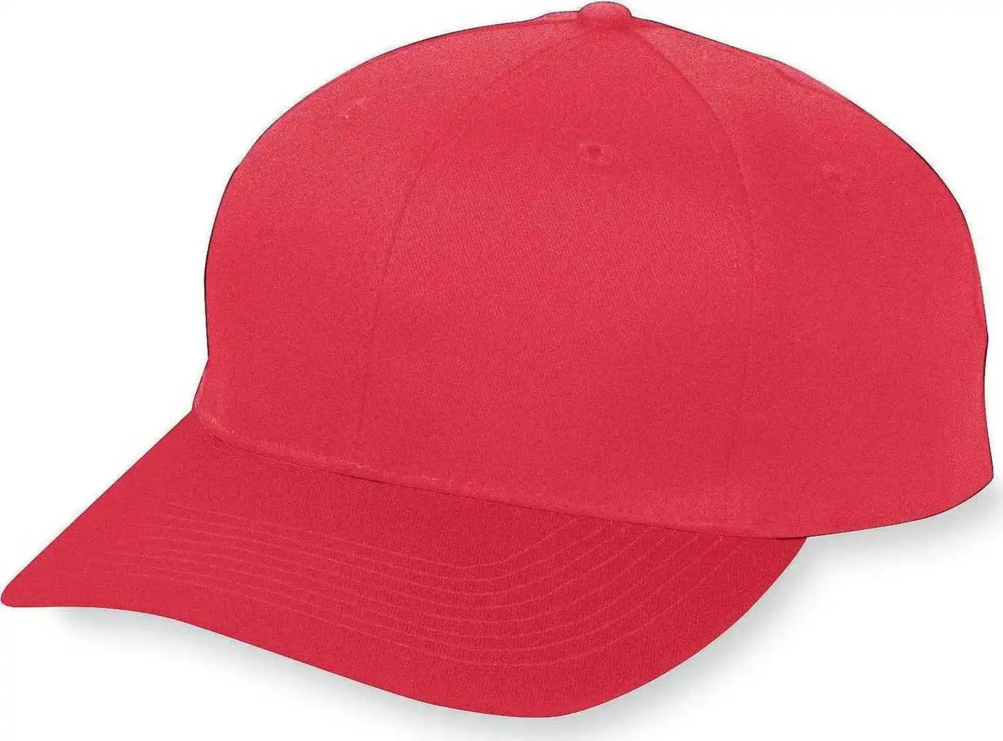 Augusta 6204 Six-panel Cotton Twill Low-profile Cap - Red - one Size Fits Most