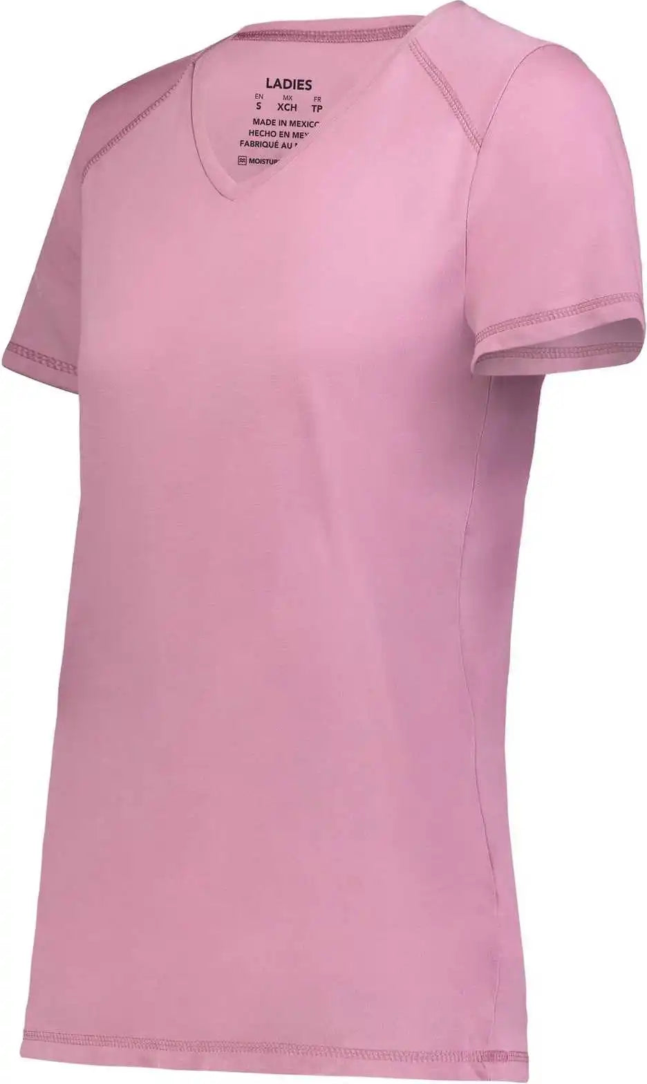 Augusta 6844 Ladies Super Soft-spun Poly Tee - Dusty Rose