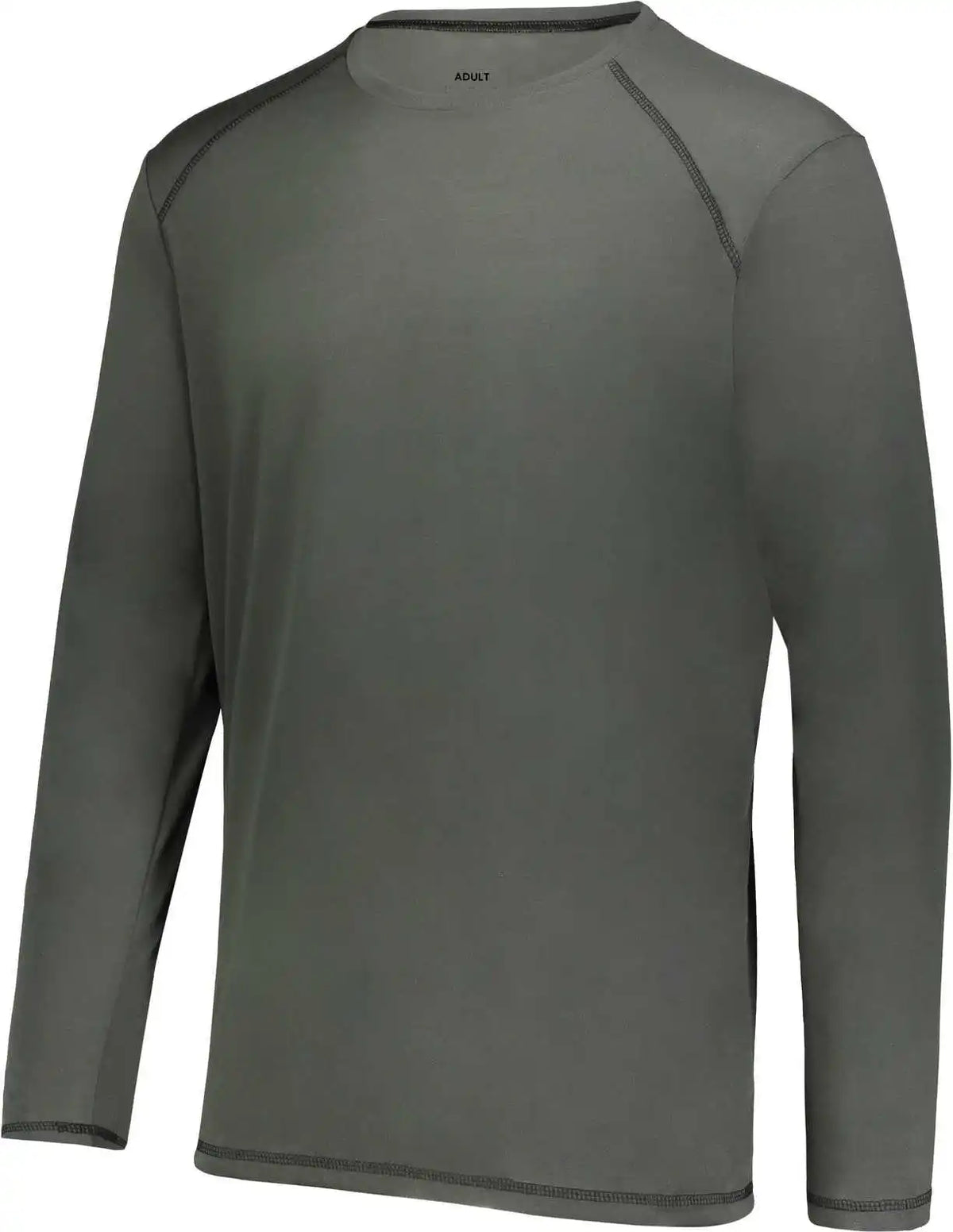 Augusta 6845 Super Soft-spun Poly Long Sleeve Tee - Iron