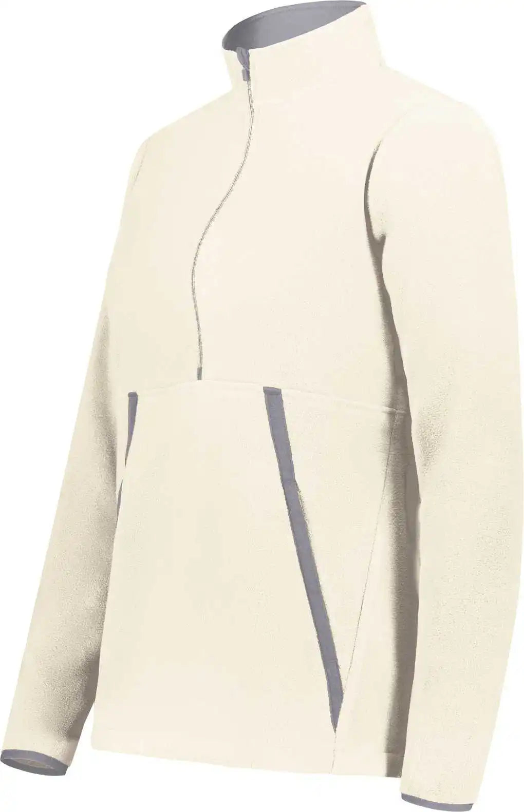 Augusta 6857 Ladies Chill Fleece 2.0 1/2 Zip Pullover - Oyster