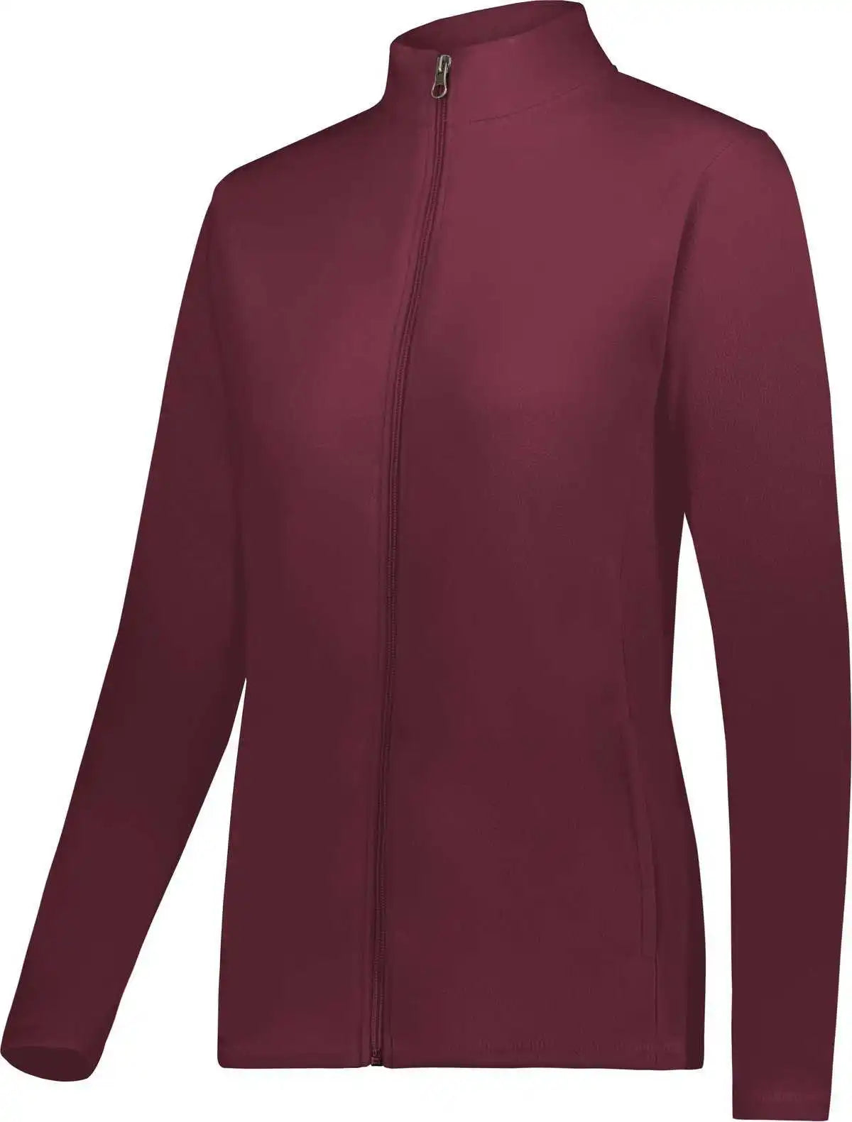 Augusta 6862 Ladies Micro-lite Fleece Full-zip Jacket - Maroon (hlw)