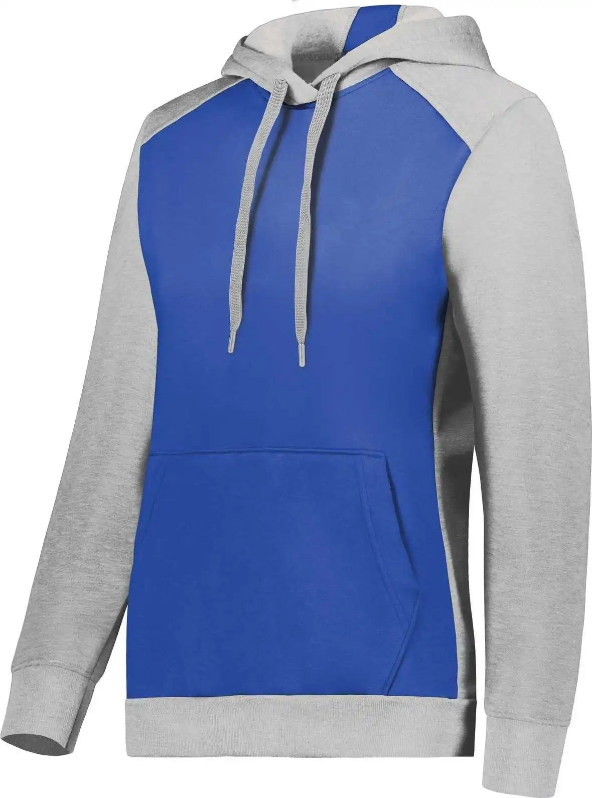 Augusta 6867 Ladies Three-season Fleece Pullover Hoodie - Royal Gray Heather