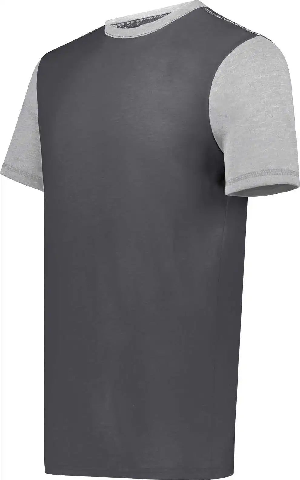 Augusta 6876 Gameday Vintage Ringer Tee - Carbon Heather Gray