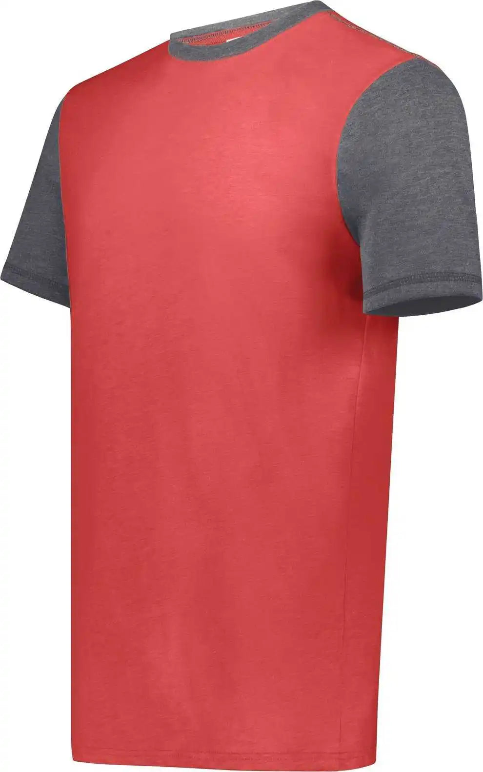 Augusta 6876 Gameday Vintage Ringer Tee - Scarlet Heather Carbon