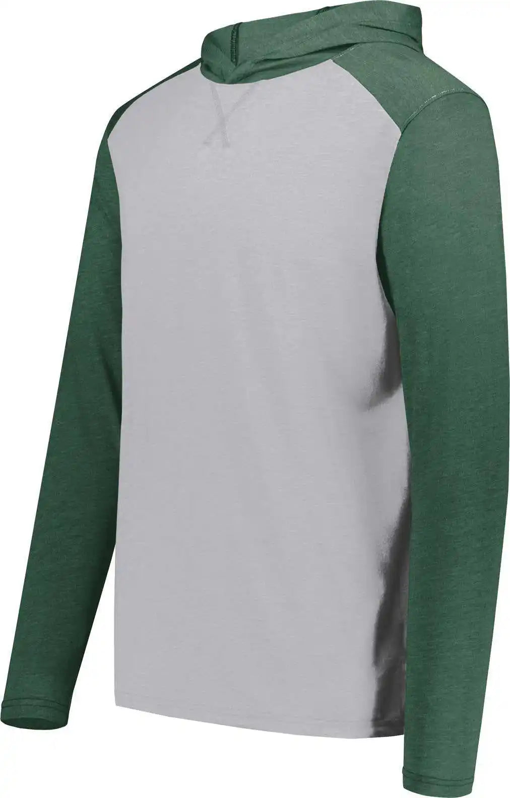 Augusta 6884 Gameday Vintage Hoodie - Gray Heather Dark Green