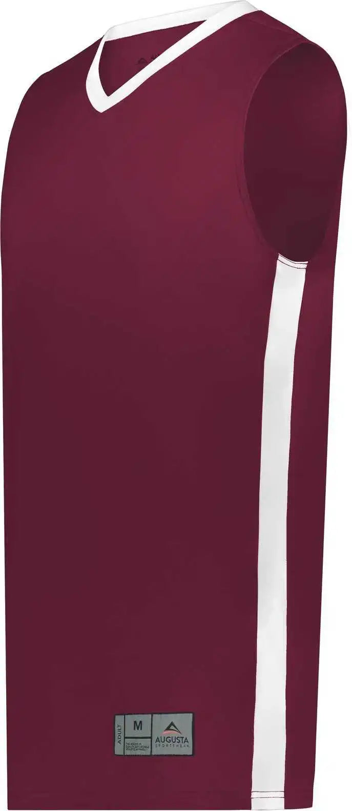Augusta 6886 Match-up Basketball Jersey - Maroon White