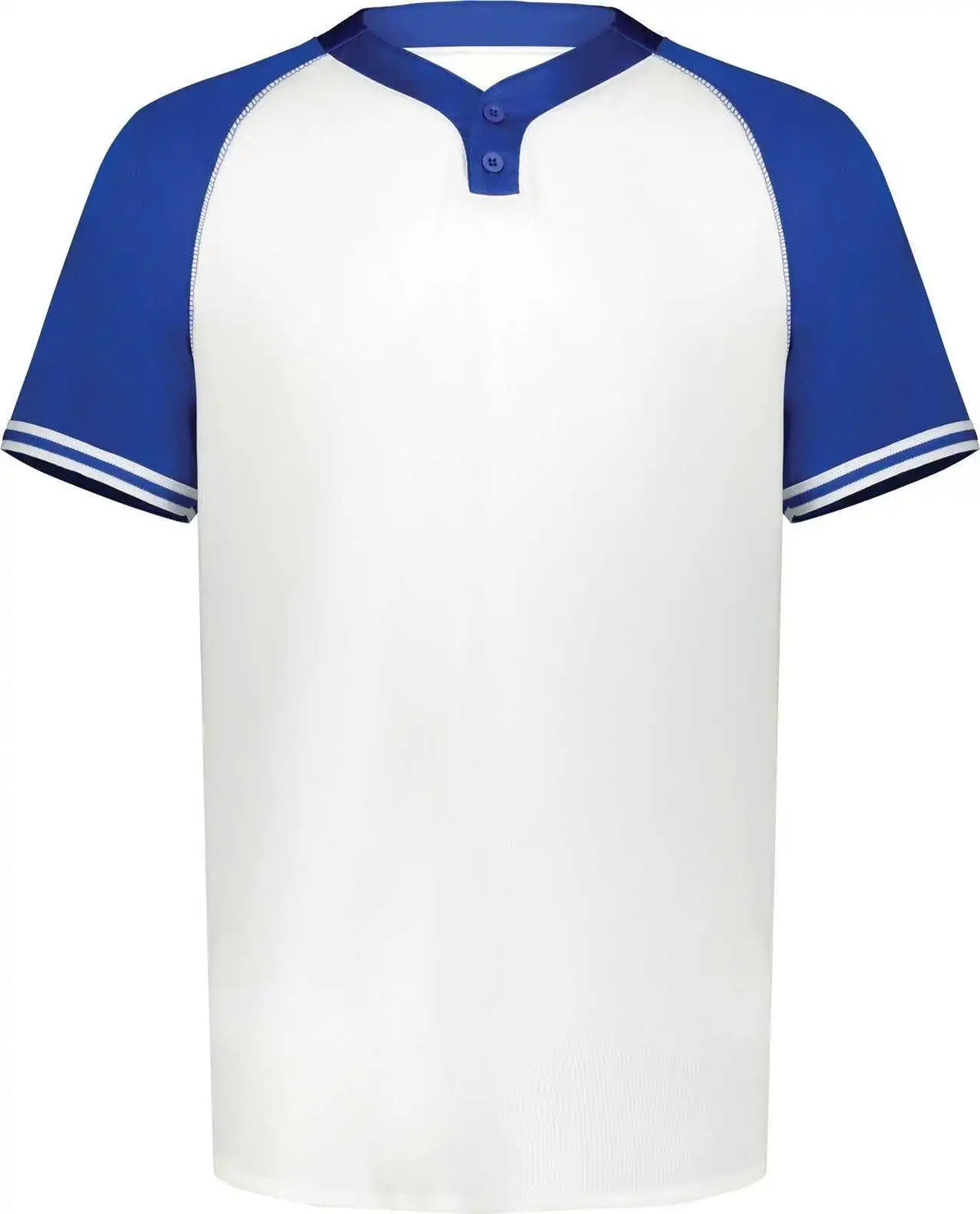 Augusta 6905 Cutter+ Henley Jersey - White Royal