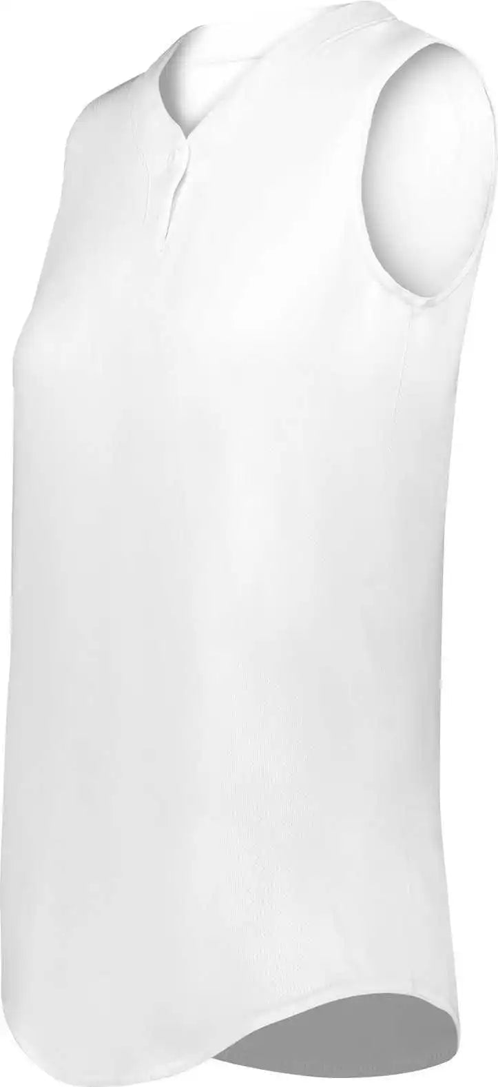 Augusta 6914 Girls Cutter+ Sleeveless Jersey - White