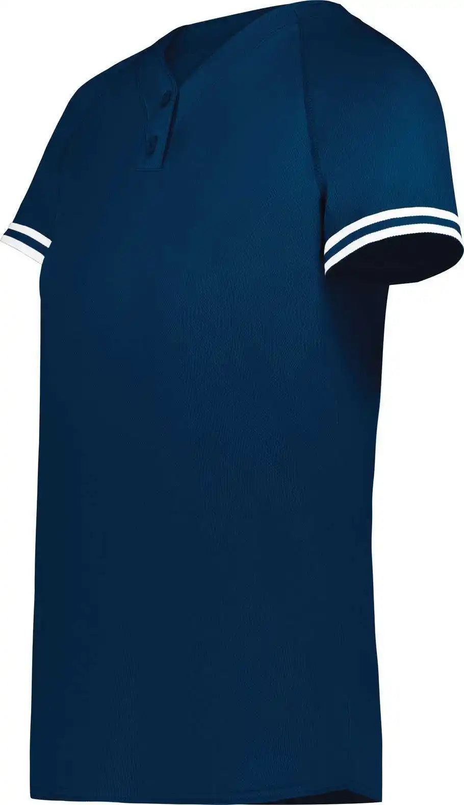 Augusta 6918 Girls Cutter+ Henley Jersey - Navy White
