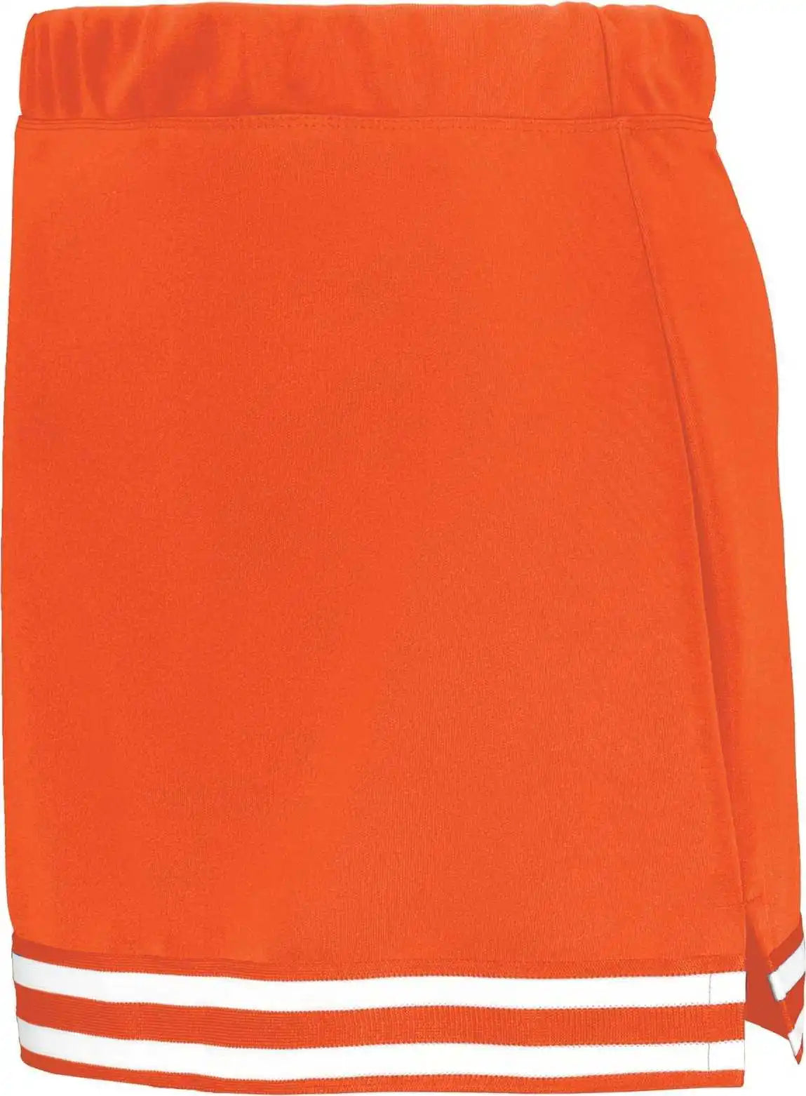 Augusta 6925 Ladies Cheer Squad Skirt - Orange White