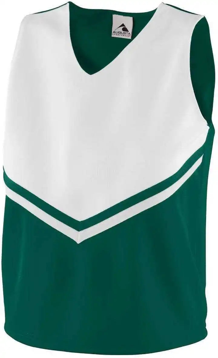 Augusta 9110 Ladies Pride Shell - Forest White