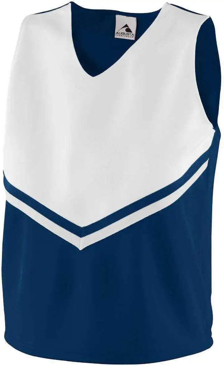 Augusta 9111 Girls Pride Shell - Navy White