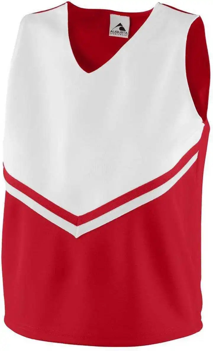 Augusta 9111 Girls Pride Shell - Red White