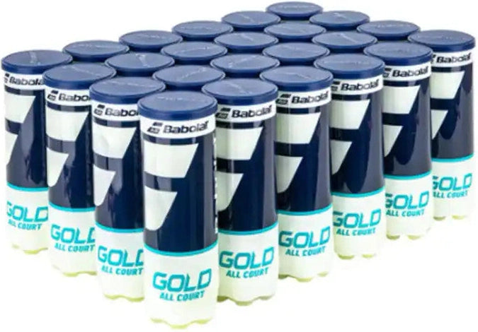 Babolat Gold All Court Tennis Balls Case 24x - Yellow