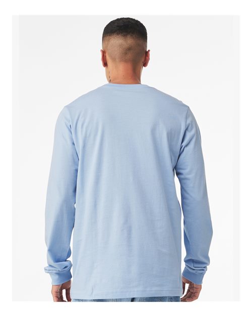 Baby Blue Jersey Long Sleeve Tee - 3501