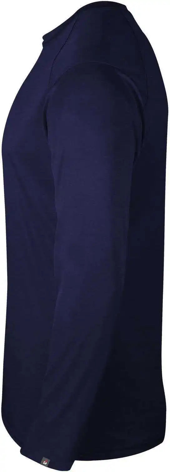 Badger Sport 1001 Fit Flex Long Sleeve Tee - Navy