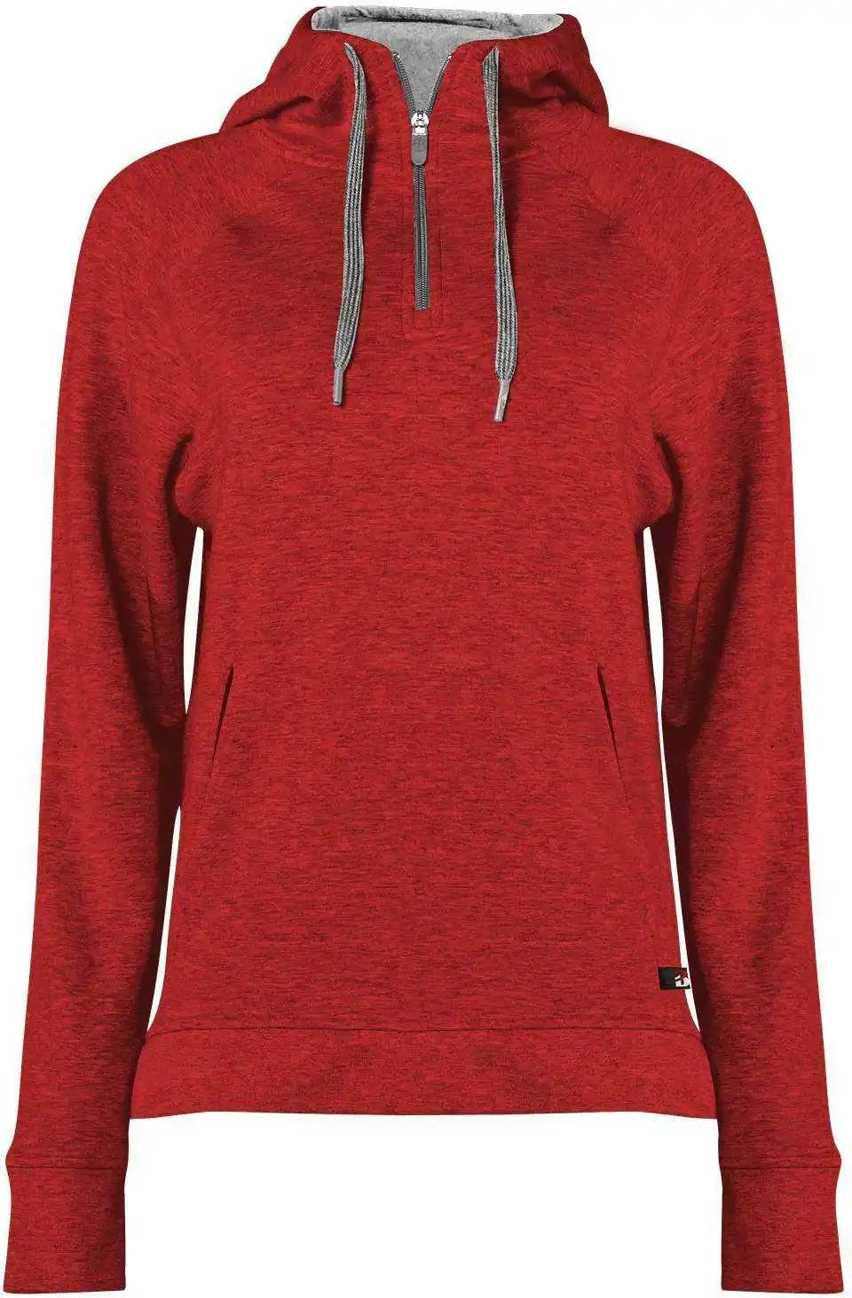 Badger Sport 1051 Fit Flex Ladies’ Hoodie Zip - Red