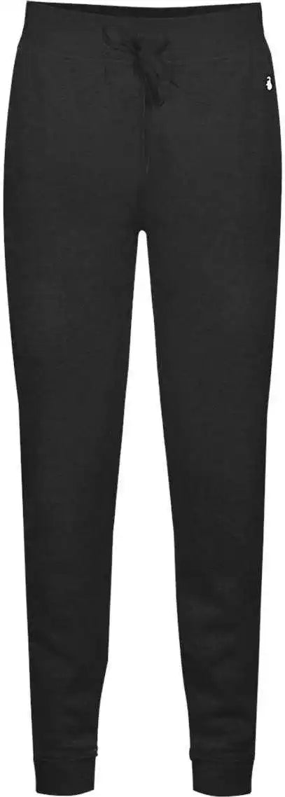 Badger Sport 1216 Athletic Fleece Ladies Jogger Pant - Black
