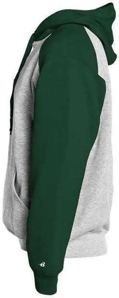 Badger Sport 1249 Athletic Fleece Hoodie - Oxford Forest
