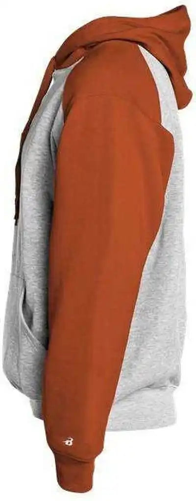 Badger Sport 1249 Athletic Fleece Hoodie - Oxford Orange