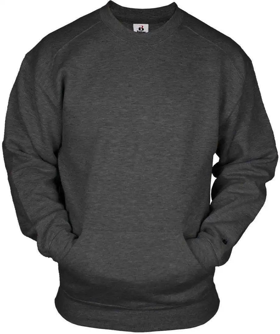 Badger Sport 1252 Pocket Crew - Charcoal