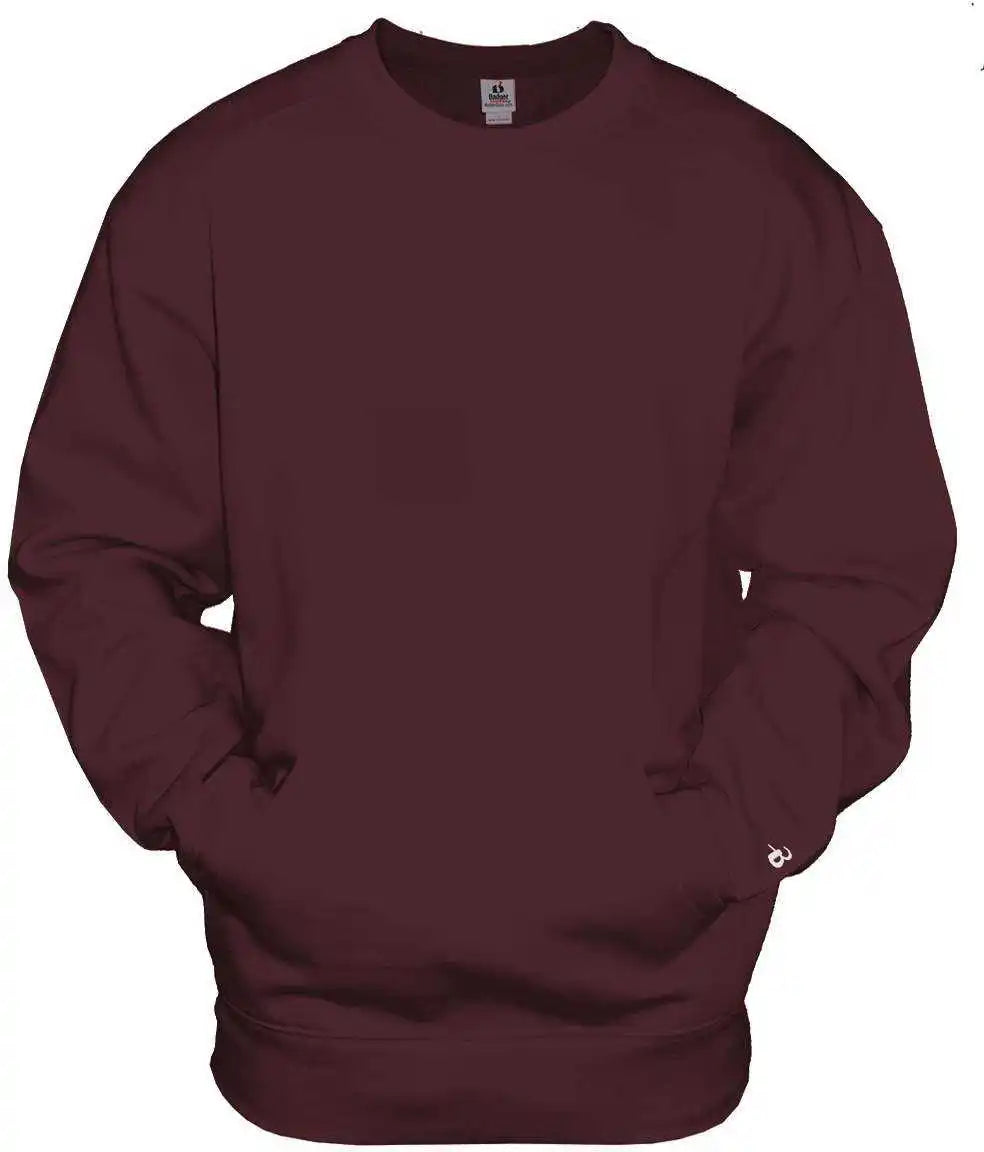 Badger Sport 1252 Pocket Crew - Maroon