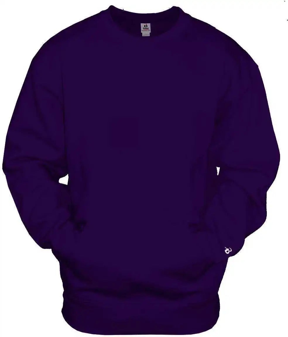 Badger Sport 1252 Pocket Crew - Purple