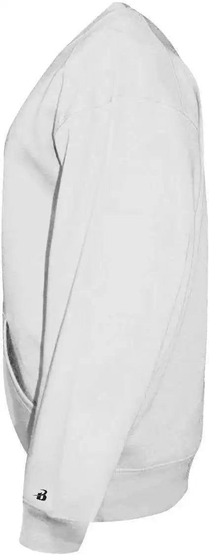 Badger Sport 1252 Pocket Crew - White