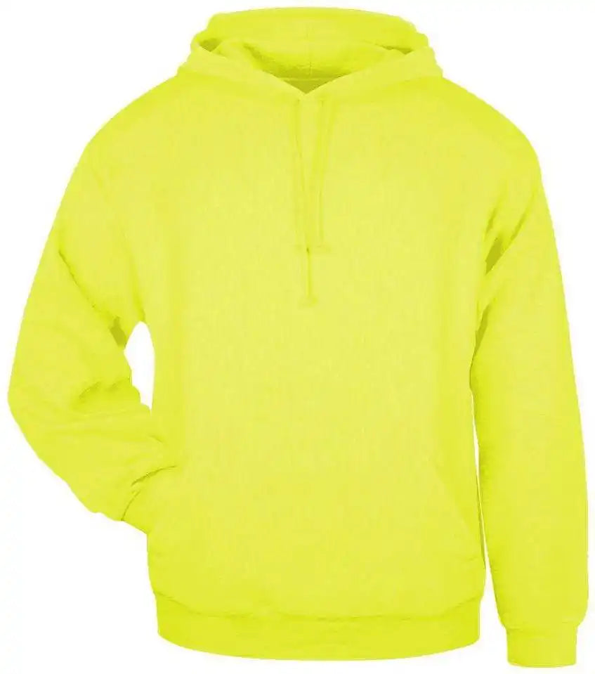 Badger Sport 1254 Hooded Sweatshirt - Safety Yellow