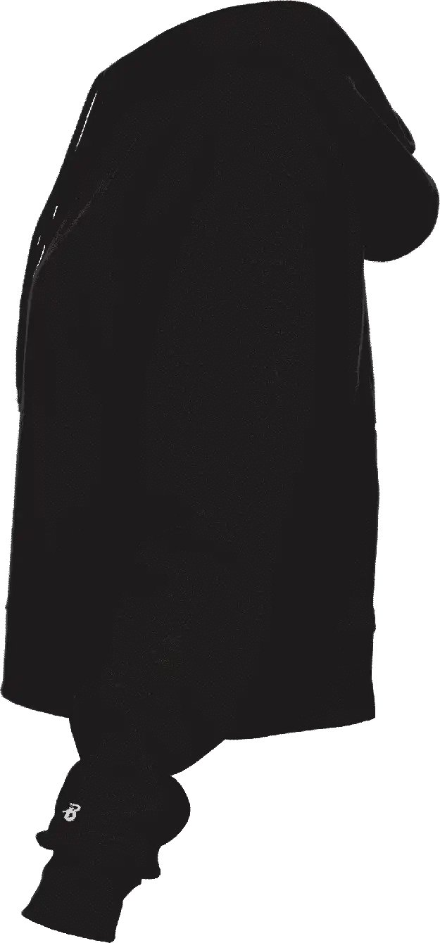 Badger Sport 1261 Athletic Fleece Women’s Crop Hoodie - Black