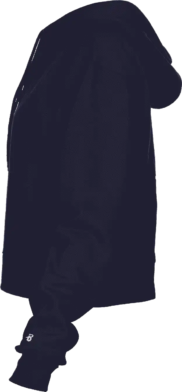 Badger Sport 1261 Athletic Fleece Women’s Crop Hoodie - Navy