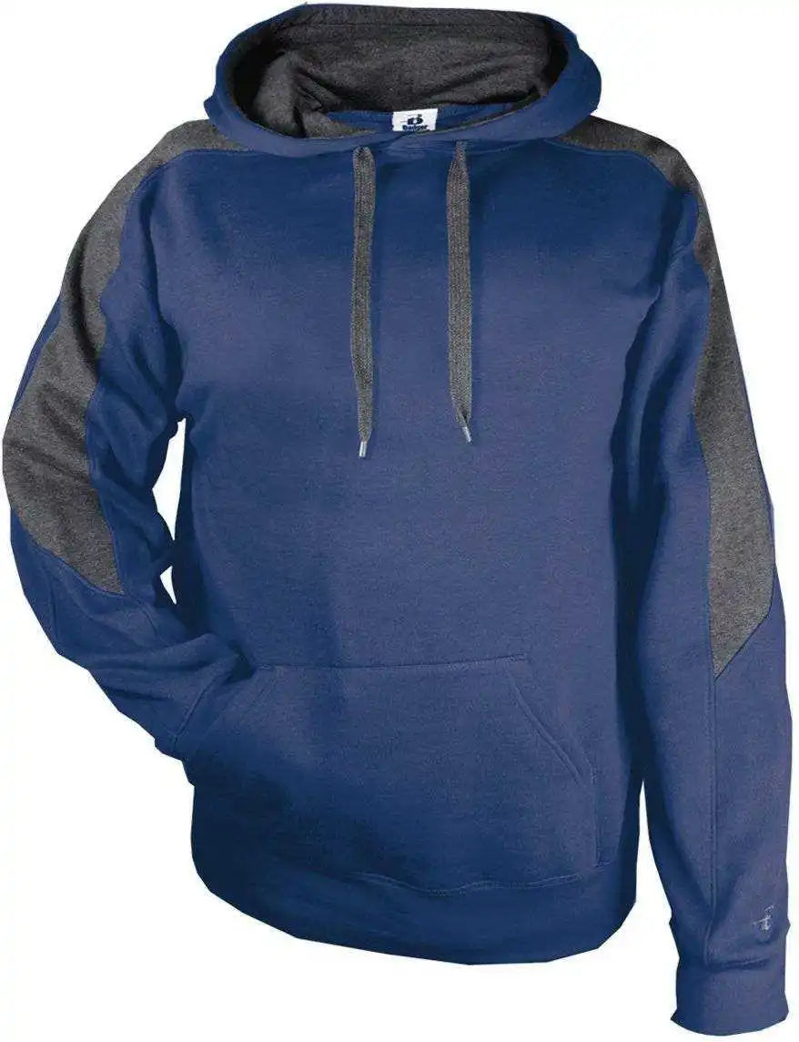 Badger Sport 1265 Saber Hoodie - Navy Charcoal