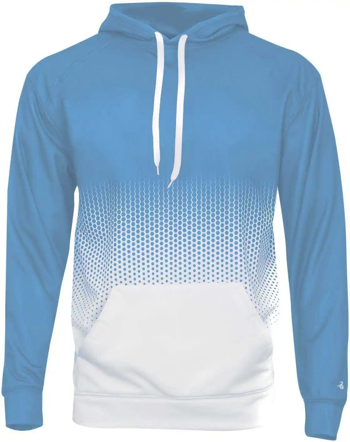 Badger Sport 1404 Hex 2.0 Hoodie - Columbia Blue