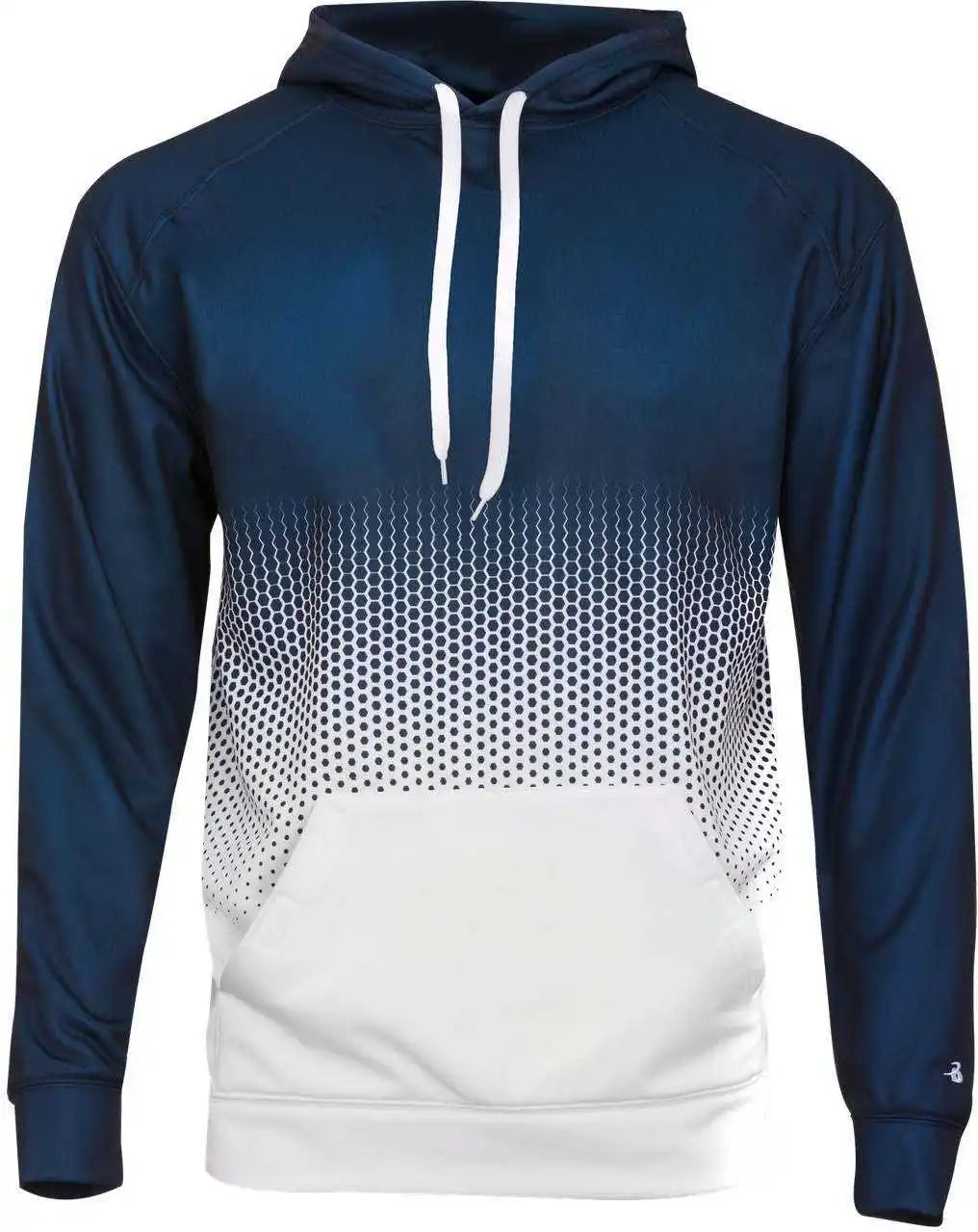 Badger Sport 1404 Hex 2.0 Hoodie - Navy