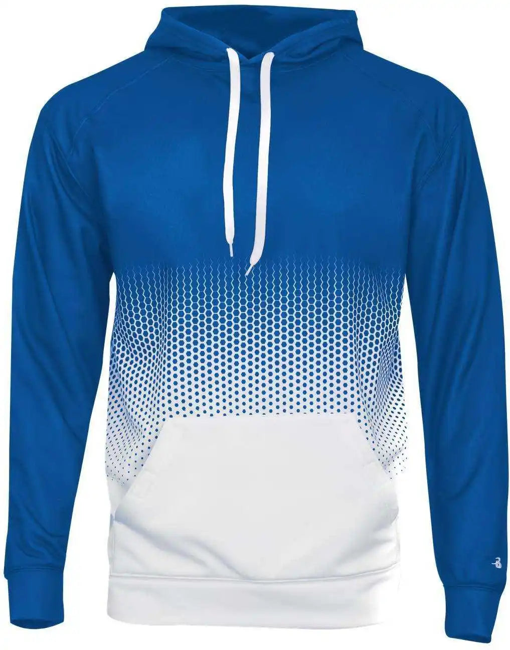 Badger Sport 1404 Hex 2.0 Hoodie - Royal