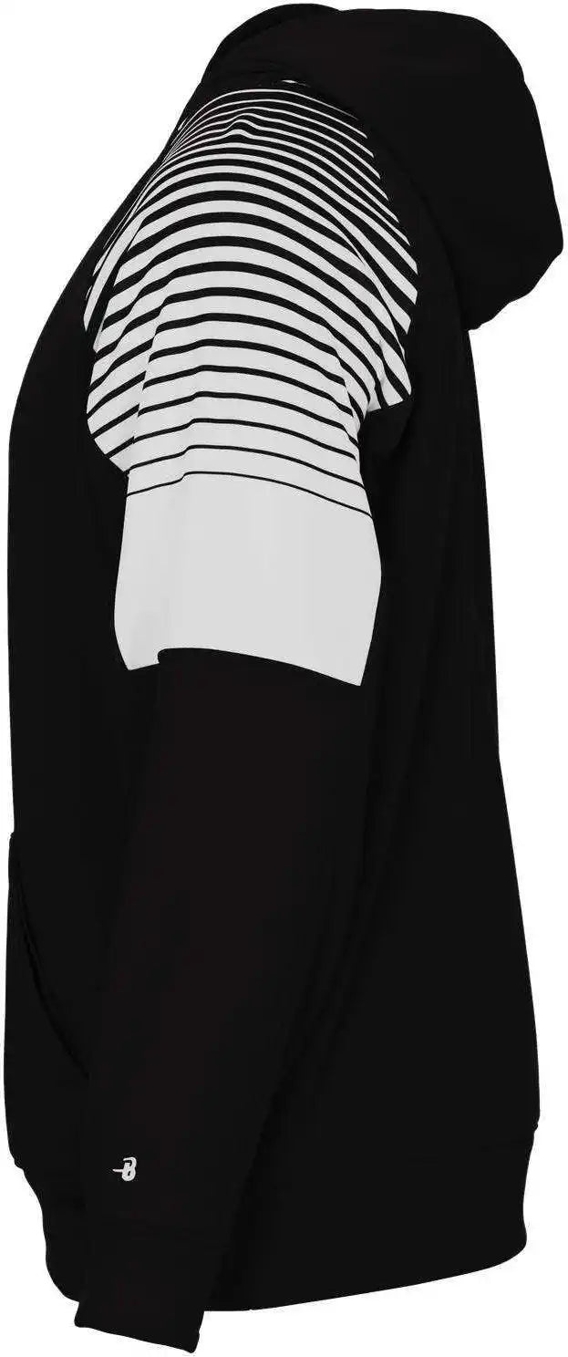 Badger Sport 1405 Lineup Fleece Hoodie - Black