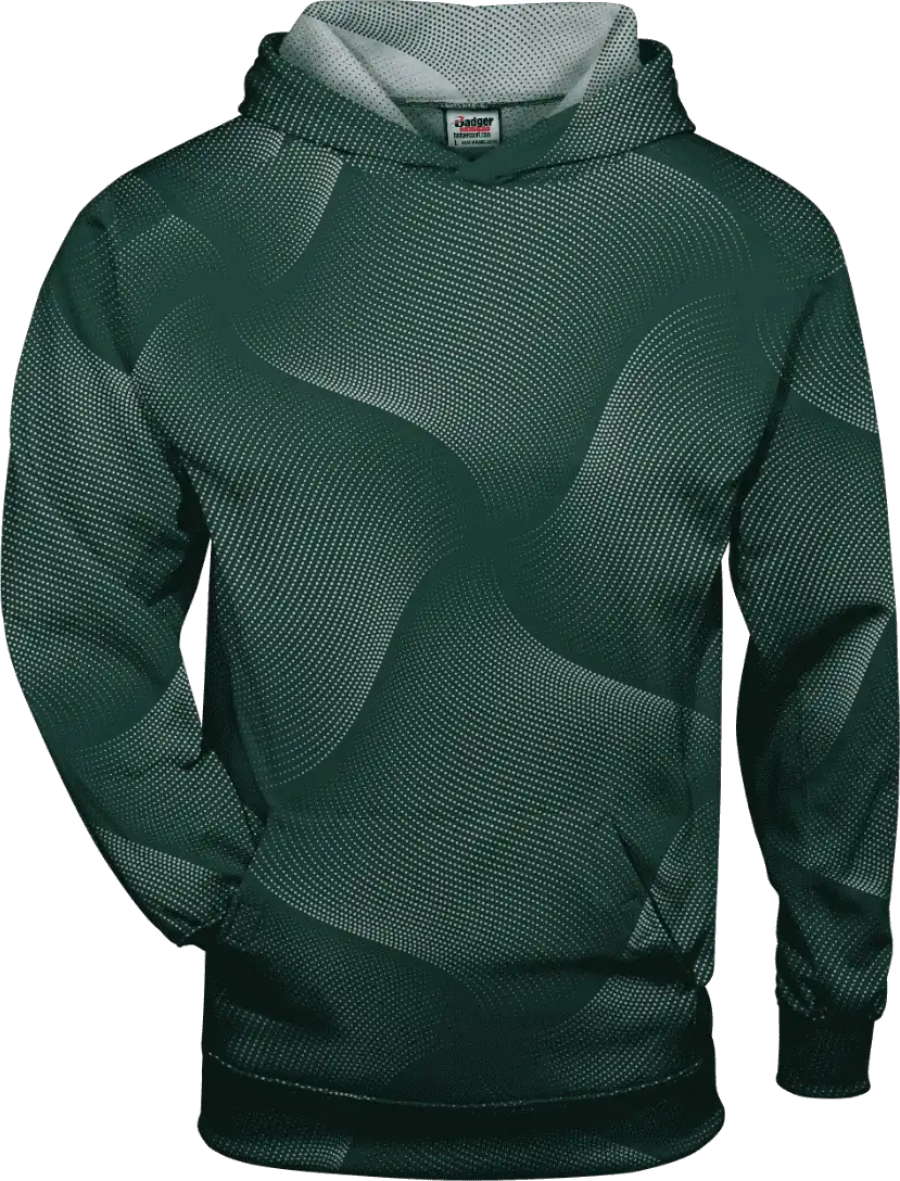 Badger Sport 1413 Warp Hoodie - Forest