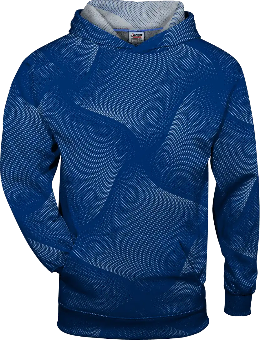 Badger Sport 1413 Warp Hoodie - Royal