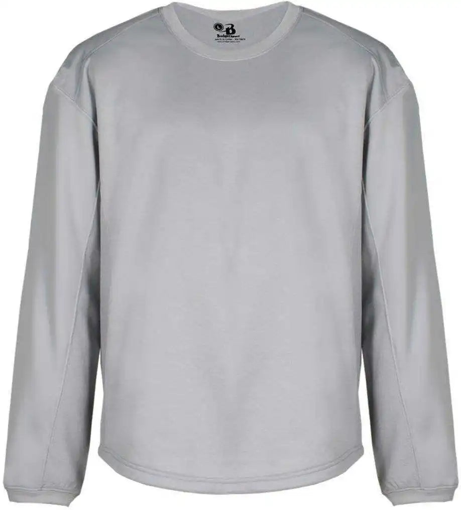 Badger Sport 1453 Bt5 Fleece Pullover - Silver