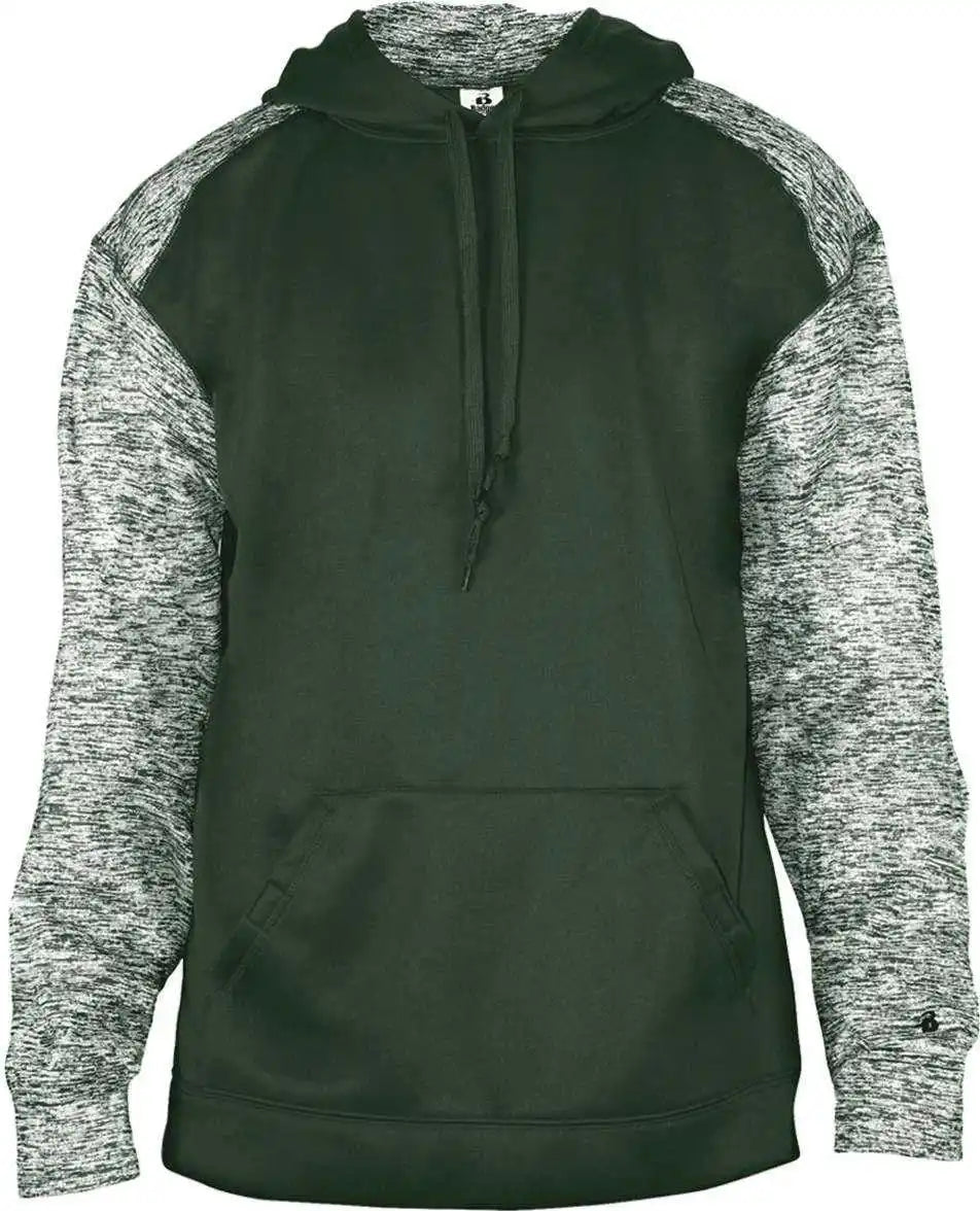 Badger Sport 1462 Blend Hoodie - Forest - Adult m
