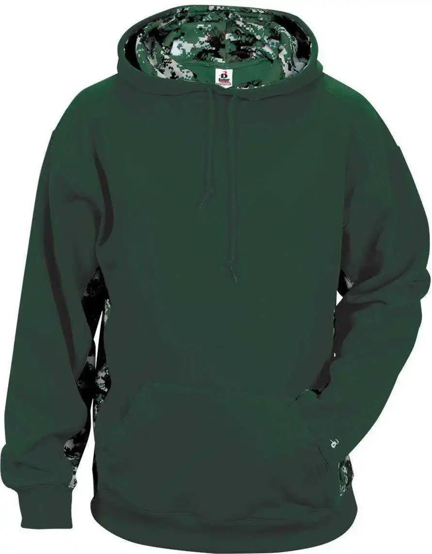 Badger Sport 1464 Adult Digital Hoodie - Forest