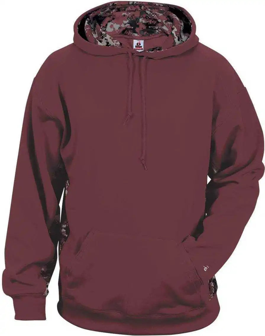 Badger Sport 1464 Adult Digital Hoodie - Maroon