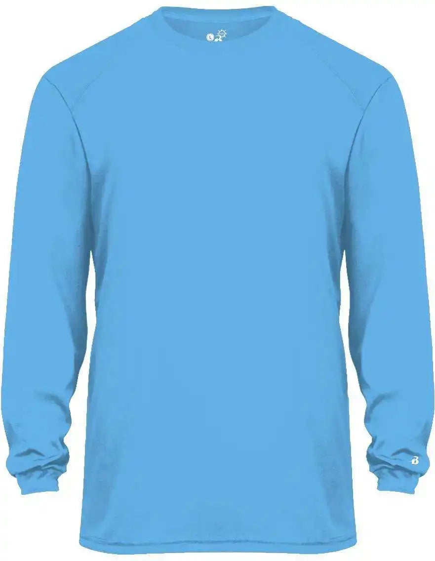 Badger Sport 2004 Ultimate Softlock Youth Long Sleeve Tee - Columbia Blue
