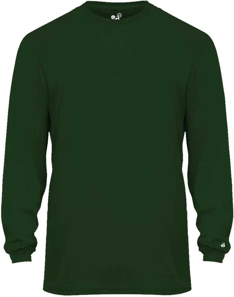 Badger Sport 2004 Ultimate Softlock Youth Long Sleeve Tee - Forest