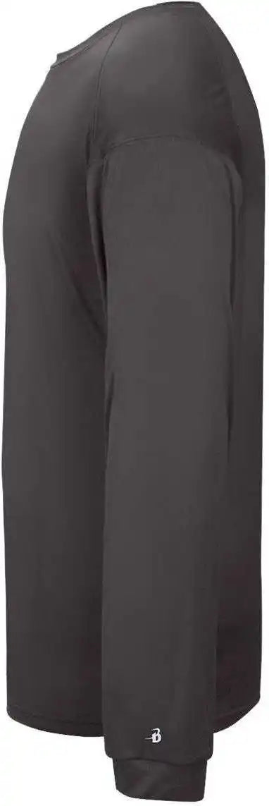 Badger Sport 2004 Ultimate Softlock Youth Long Sleeve Tee - Graphite