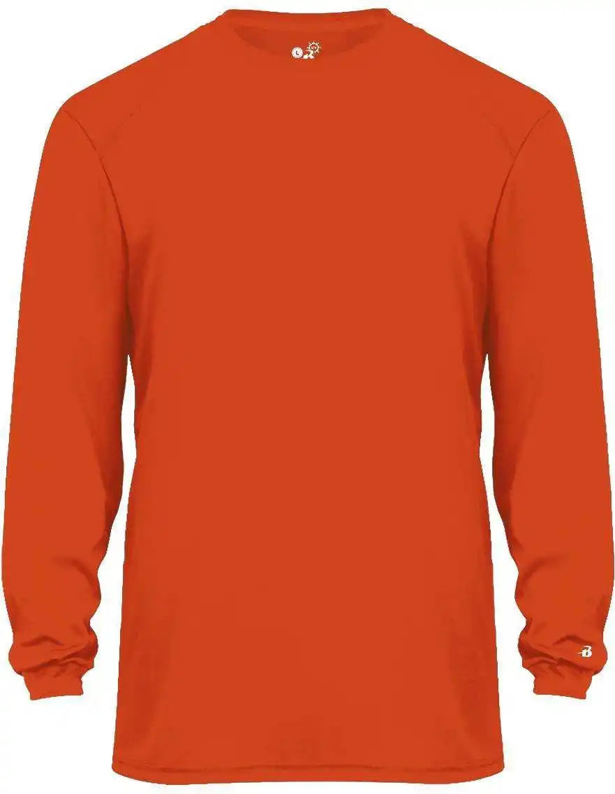 Badger Sport 2004 Ultimate Softlock Youth Long Sleeve Tee - Orange
