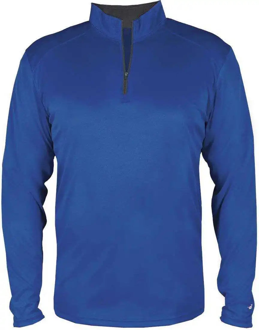 Badger Sport 2102 B-core Youth 1/4 Zip - Royal Graphite
