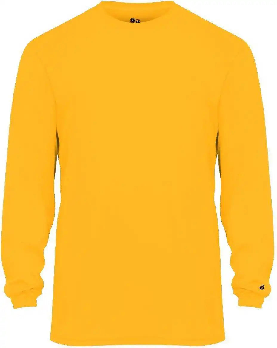 Badger Sport 2104 Youth B-core Long Sleeve Tee - Gold